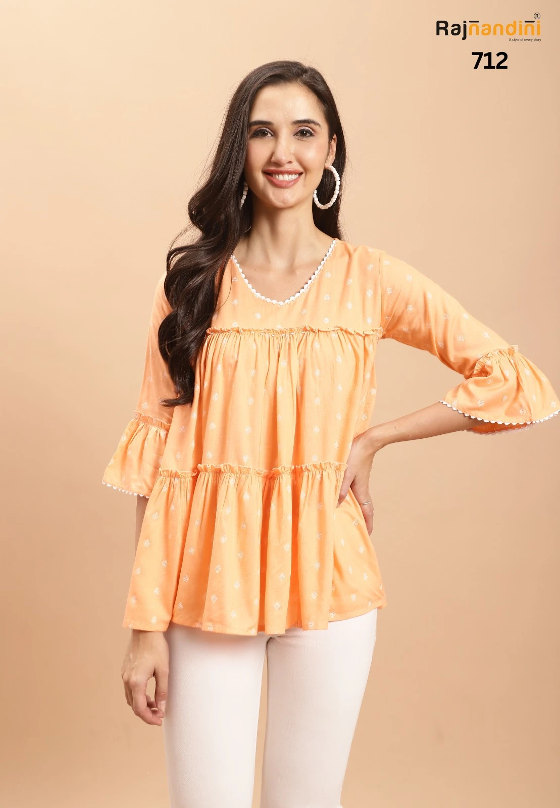 Rajnandini Nayra Pure Cotton Wholesale Tops Catalog — Wholesale, MPA wholesale from Surat — view 3